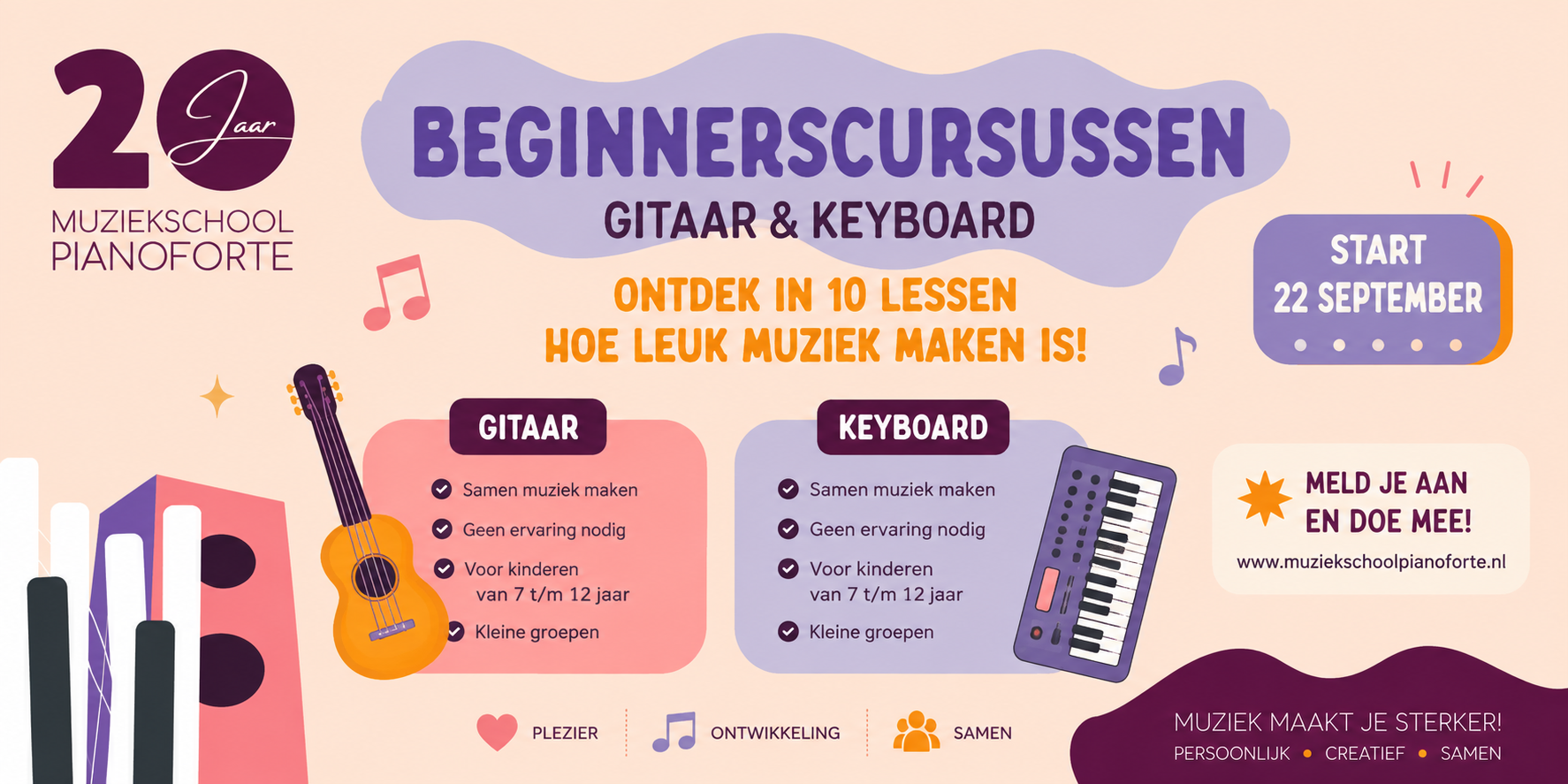 Groepsles gitaar